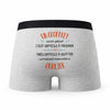 Caleçon Un Geoffrey Aussi Génial - Humour Boxer Gris Idée Cadeau