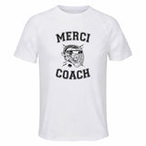 Maillot de Sport Homme pour Merci Hockey Coach - T-Shirt Respirant Polyester Manches Courtes - Cadeau Sportif Anniversaire Noël Fête des Pères