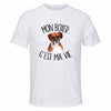 Maillot de Sport Homme Boxer C'est La Vie - T-Shirt Respirant Polyester Manches Courtes - Cadeau Sportif Anniversaire Noël Fête des Pères
