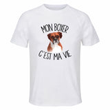 Maillot de Sport Homme Boxer C'est La Vie - T-Shirt Respirant Polyester Manches Courtes - Cadeau Sportif Anniversaire Noël Fête des Pères