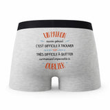 Caleçon Un Patron Aussi Génial - Humour Boxer Gris Idée Cadeau