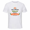 Maillot de Sport Homme Meilleur Marvin Super Pouvoir Cadeau Anniversaire Noël Fête des Pères T-Shirt Respirant Polyester