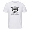 Maillot de Sport Homme Tracteur Quinquagenaire - T-Shirt Respirant Polyester Manches Courtes - Cadeau Sportif Anniversaire Noël Fête des Pères
