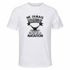 Maillot de Sport Homme Natation Trentenaire - T-Shirt Respirant Polyester Manches Courtes - Cadeau Sportif Anniversaire Noël Fête des Pères