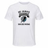Maillot de Sport Homme Patinage Quinquagenaire - T-Shirt Respirant Polyester Manches Courtes - Cadeau Sportif Anniversaire Noël Fête des Pères