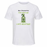 Maillot de Sport Homme Moustique - T-Shirt Respirant Polyester Manches Courtes - Cadeau Sportif Anniversaire Noël Fête des Pères