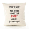 Housse de Coussin Premium Pompier ça n'existe Pas Homme - Coton Canvas Fairtrade Beige Idée Cadeau Décoration Canapé