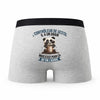 Caleçon Le Controleur De Gestion Panda Grain - Humour Boxer Gris Idée Cadeau