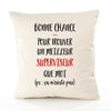 Housse de Coussin Premium Superviseur ça n'existe Pas Homme - Coton Canvas Fairtrade Beige Idée Cadeau Décoration Canapé
