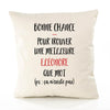 Housse de Coussin Premium Eléonore ça n'existe Pas - Coton Canvas Fairtrade Beige Idée Cadeau Décoration Canapé