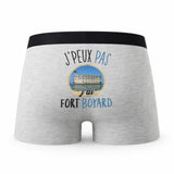 Caleçon Fort Boyard - Humour Boxer Gris Idée Cadeau Passion