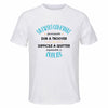 Maillot de Sport Homme pour Un Expert Comptable Formidable Blanc - T-Shirt Respirant Polyester Manches Courtes - Cadeau Sportif Anniversaire Noël Fête des Pères