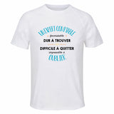 Maillot de Sport Homme pour Un Expert Comptable Formidable Blanc - T-Shirt Respirant Polyester Manches Courtes - Cadeau Sportif Anniversaire Noël Fête des Pères