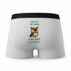 Caleçon Isabella la Plus Chouette - Humour Boxer Gris Idée Cadeau