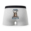 Caleçon Benjamin Panda Grain - Humour Boxer Gris Idée Cadeau