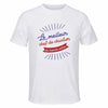 Maillot de Sport Homme pour Chef De Chantier Meilleur Monde - T-Shirt Respirant Polyester Manches Courtes - Cadeau Sportif Anniversaire Noël Fête des Pères