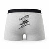 Caleçon Non A L Alcool - Humour Boxer Gris Idée Cadeau