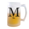 Verre à Bière Max Lettre | Chope de Bière Pinte | Idée Cadeau Prénom Anniversaire Papa Collègue Départ Retraite Noël