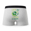 Caleçon Animaux A Sauver - Humour Boxer Gris Idée Cadeau Passion