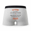 Caleçon Un Yohann Aussi Génial - Humour Boxer Gris Idée Cadeau