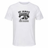 Maillot de Sport Homme Plonge Septuagenaire - T-Shirt Respirant Polyester Manches Courtes - Cadeau Sportif Anniversaire Noël Fête des Pères