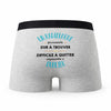 Caleçon Un Radiologue Formidable - Humour Boxer Gris Idée Cadeau