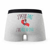 Caleçon Mere Au Foyer - Humour Boxer Gris Idée Cadeau Passion