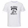 Maillot de Sport Homme VTT Sexagenaire - T-Shirt Respirant Polyester Manches Courtes - Cadeau Sportif Anniversaire Noël Fête des Pères