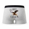 Caleçon Aigles - Humour Boxer Gris Passion Idée Cadeau