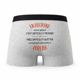 Caleçon Un Bertrand Aussi Génial - Humour Boxer Gris Idée Cadeau