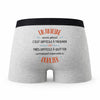 Caleçon Un Antoine Aussi Génial - Humour Boxer Gris Idée Cadeau