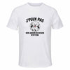 Maillot de Sport Homme Bichon Maltais J'peux Pas - T-Shirt Respirant Polyester Manches Courtes - Cadeau Sportif Anniversaire Noël Fête des Pères