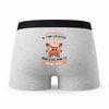 Caleçon Le Pharmacien Caractère de Cochon - Humour Boxer Gris Idée Cadeau