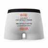 Caleçon Un Axel Aussi Génial - Humour Boxer Gris Idée Cadeau