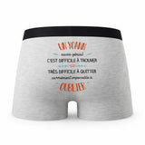 Caleçon Un Yoann Aussi Génial - Humour Boxer Gris Idée Cadeau