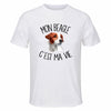 Maillot de Sport Homme Beagle C'est La Vie - T-Shirt Respirant Polyester Manches Courtes - Cadeau Sportif Anniversaire Noël Fête des Pères