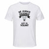 Maillot de Sport Homme Volant Quinquagenaire - T-Shirt Respirant Polyester Manches Courtes - Cadeau Sportif Anniversaire Noël Fête des Pères