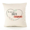 Housse de Coussin Premium Athlète irremplaçable - Coton Canvas Fairtrade Beige Idée Cadeau Décoration Canapé