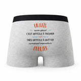Caleçon Un Kais Aussi Génial - Humour Boxer Gris Idée Cadeau