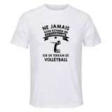 Maillot de Sport Homme Volleyball Octogenaire - T-Shirt Respirant Polyester Manches Courtes - Cadeau Sportif Anniversaire Noël Fête des Pères