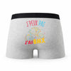 Caleçon BMX 2 - Humour Boxer Gris Idée Cadeau Passion