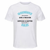Maillot de Sport Homme pour Un Ergotherapeute Formidable Blanc - T-Shirt Respirant Polyester Manches Courtes - Cadeau Sportif Anniversaire Noël Fête des Pères