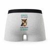 Caleçon Georgette la Plus Chouette - Humour Boxer Gris Idée Cadeau