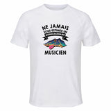 Maillot de Sport Homme Musicien Quinquagenaire - T-Shirt Respirant Polyester Manches Courtes - Cadeau Sportif Anniversaire Noël Fête des Pères