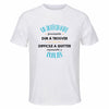 Maillot de Sport Homme pour Un Interimaire Impossible A Oublier - T-Shirt Respirant Polyester Manches Courtes - Cadeau Sportif Anniversaire Noël Fête des Pères