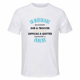 Maillot de Sport Homme pour Un Interimaire Impossible A Oublier - T-Shirt Respirant Polyester Manches Courtes - Cadeau Sportif Anniversaire Noël Fête des Pères