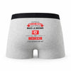 Caleçon Belles-Meres Medecin - Humour Boxer Gris Idée Cadeau Fête des Pères