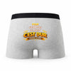 Caleçon pour Georges C'est Dur - Humour Boxer Gris Idée Cadeau Anniversaire