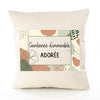 Housse de Coussin Femme Gardienne d'immeuble Adorée Design Graphique déco Salon canapé Chambre Cadeau Femme Anniversaire noël Coussin décoratif Motif Floral