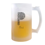 Verre à Bière Paul Lettre Littérature | Chope de Bière Pinte | Idée Cadeau Prénom Livre Lecture Anniversaire Papa Collègue Départ Retraite Noël